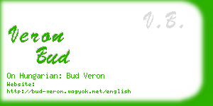 veron bud business card